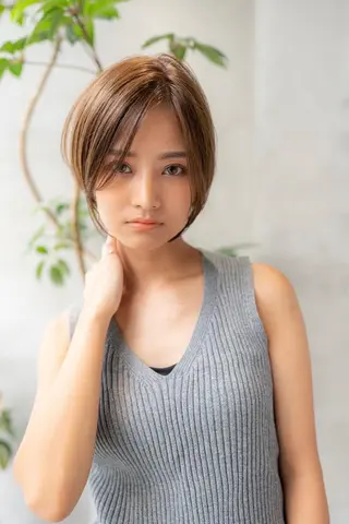 ショート カラー 🉐レイヤー/塩見 弘樹🉐渋谷のヘアスタイル