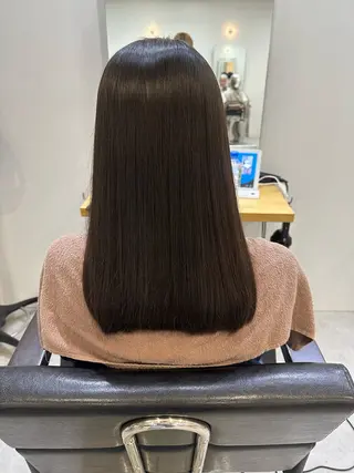 セミロング Agu hair noman マナのヘアスタイル