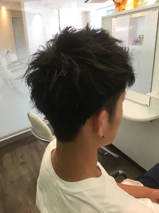 パーマ メンズ 石崎 直也のヘアスタイル