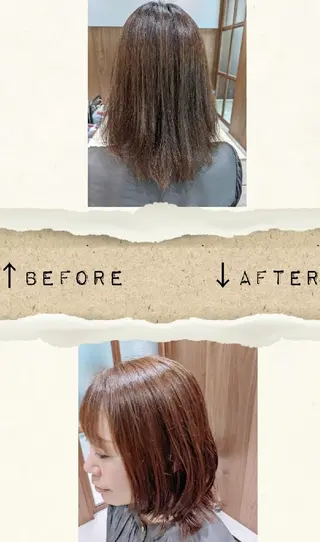 セミロング GO TODAY SHAiRE SALON キラリトギンザ店所属・🌈髪質改善🌈 💕ＫｉＣｏのヘアスタイル