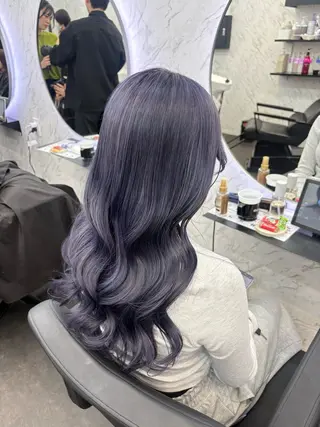 ロング カラー hair salon dot. mooda 韓国風サロン 町田店所属・韓国風ヘア🎀🩶 /♡𝓝𝓸𝓪♡のヘアスタイル