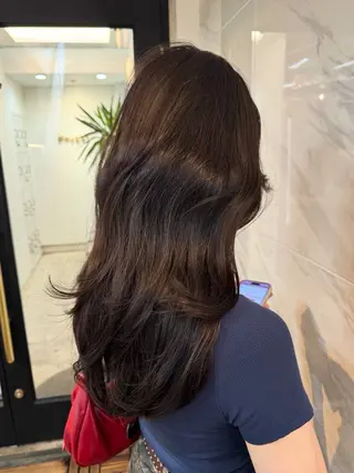 ロング カラー Pocket仙台 💚モエリのヘアスタイル