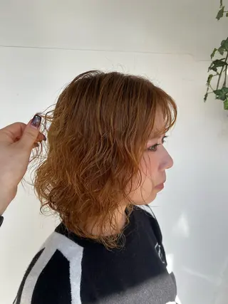 ミディアム 韓国風顔まわり/ベー ジュ/マツエク♡美咲のマツエク・マツパデザイン