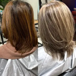 ミディアム カラー 岡崎勇人/レイヤー/ 韓国/ケラチンTRのヘアスタイル