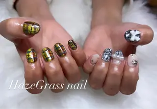 ショート HazeGrass NAILのネイルデザイン