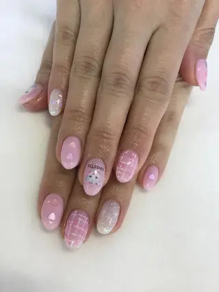 ネイル 💎🐰 saki. m 🐰💎のネイルデザイン