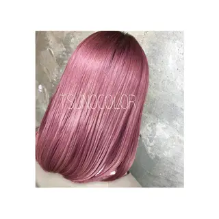 ミディアム カラー GARU-ガル-所属・TSUNO🦖 派手髪/オタク美容師のヘアスタイル