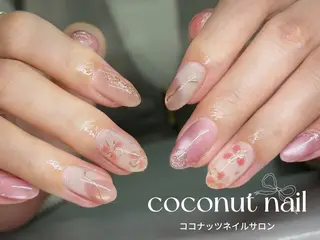 ネイル 神田 ココナッツのネイルデザイン