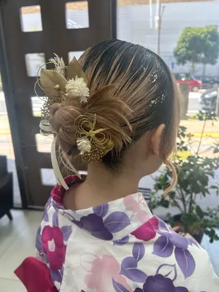 ミディアム カラーモデル募集中/ 辻堂/ハタエクルミのヘアスタイル