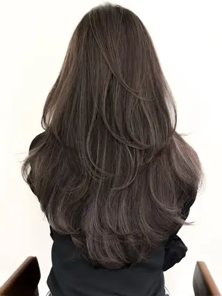 セミロング 表参道/レイヤー/ 髪質改善/ryoのヘアスタイル