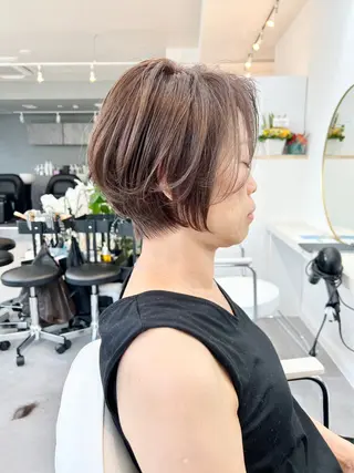 ショート 🌟ショート/シ ョートボブ/岡田🌟のヘアスタイル