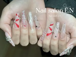 ネイル E.N🦋 長さ出し/持ち込みのネイルデザイン