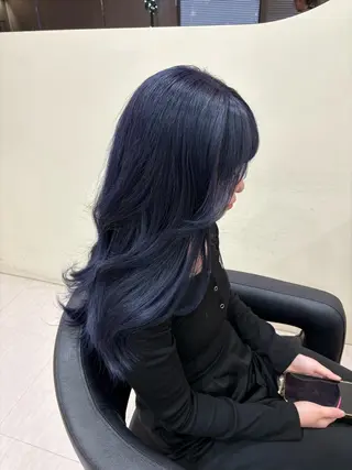 セミロング カラー ヘアアレンジ 💟RINNA 艶カラー💟のヘアスタイル