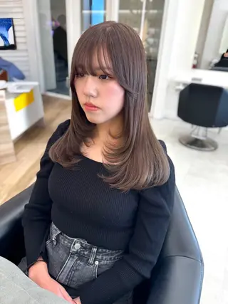 ロング カラー ♡ParveMix NANO♡のヘアスタイル