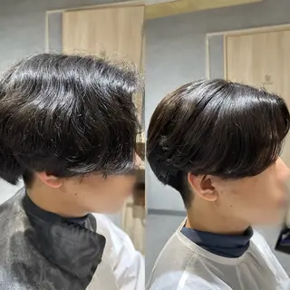 パーマ メンズ 野村 俊太のヘアスタイル