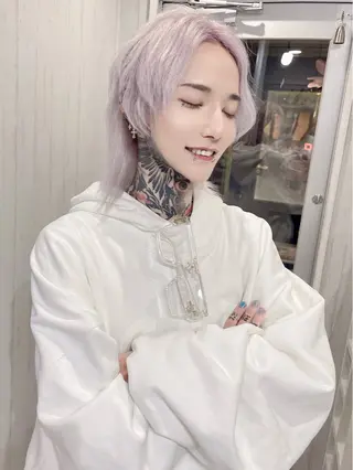 ショート カラー メンズ 深夜帯！説明文必読 Oahu iwataのヘアスタイル