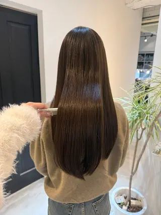 ロング ALLYS 渋谷店所属・最高級の艶のある カラーmei🎨のヘアスタイル