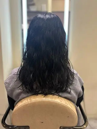 ロング パーマ 似合わせカット //金子 聖汰のヘアスタイル