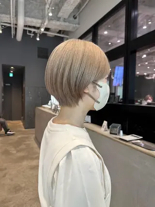 ショート 銀座/韓国/ワンホン 🤍艶髪🖤nahoのヘアスタイル