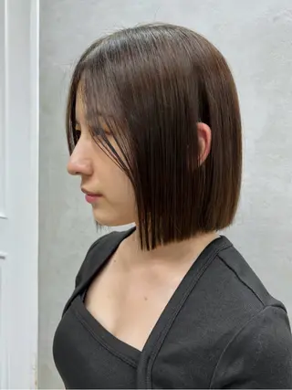 ショート カラー 🫐寒色系カラー 🫐ヤマナカリリカのヘアスタイル
