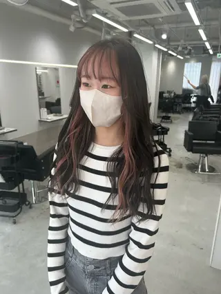 ロング カラー Gisel みらののヘアスタイル