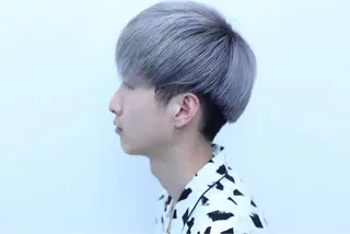 ショート カラー 難波/心斎橋/ボブ/ 髪質改善/ハイトーンのヘアスタイル