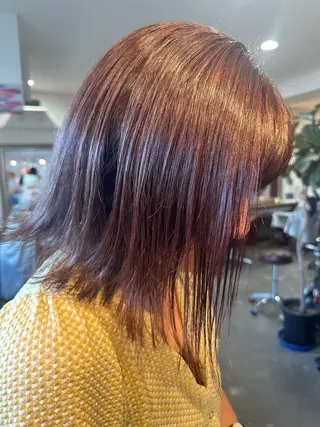 ミディアム カラー ✨艶カラー/韓国ヘア ✨momoriのヘアスタイル