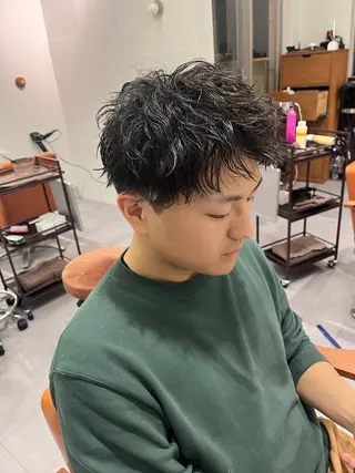 ショート パーマ メンズ Bond Story white所属・【メンズ特化】 メンズパーマ/雄斗のヘアスタイル