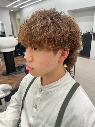パーマ メンズ 🍐シャドウパーマ メンズ特化/守岡🍐のヘアスタイル