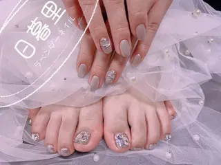 ネイル ラベンダー💖日暮里 ルル💖ネイルのネイルデザイン