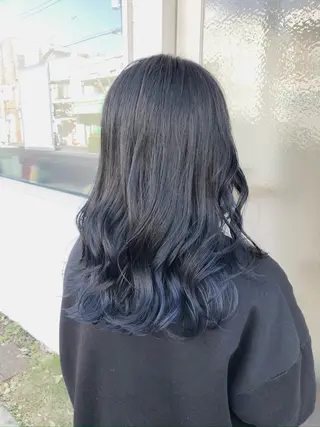 セミロング カラー noa.所属・noa. 高橋タツヤのヘアスタイル