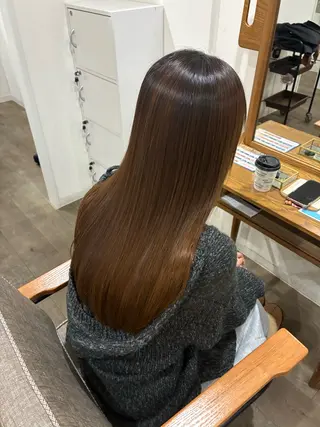 ロング 髪質改善jewelbox 〜私のトリートメント〜 東梅田店所属・髪質改善/ボブ/梅田 runa_ニュアンスのヘアスタイル