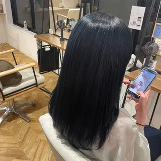 カラー 青木 咲歩のヘアスタイル