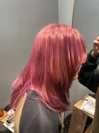 セミロング カラー 透明感カラー/パーマ 🌀アオノのヘアスタイル