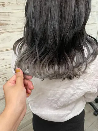 ミディアム カラー 高橋 みく/ minim 暖色のヘアスタイル