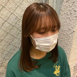 セミロング 暖色艶color / ボブ🦩Rioのヘアスタイル