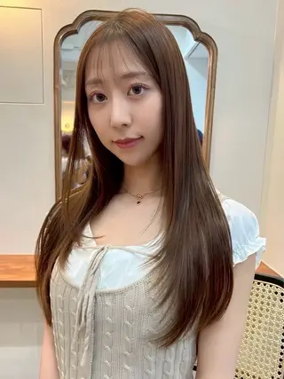 ロング 🎀ゆうな/艶髪/ 透明感カラー🎀のヘアスタイル