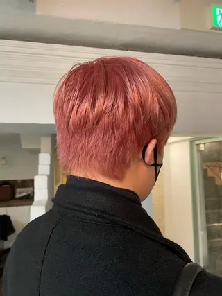 カラー メンズ 平 ちひろのヘアスタイル