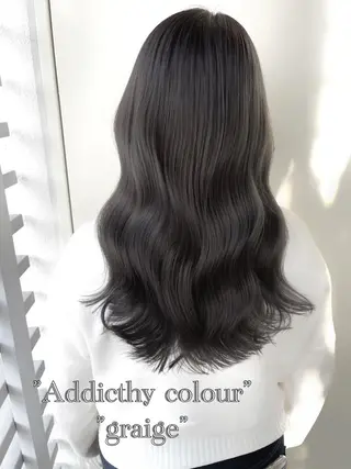 ロング カラー パーマ ヘアアレンジ Zina福岡天神店 艶髪/レイヤー/小顔のヘアスタイル