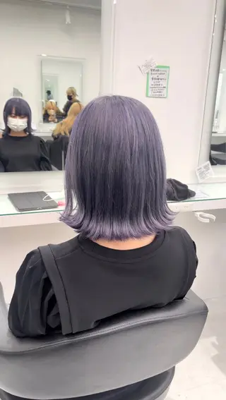 ミディアム カラー 🩷暖色カラー🩷 BONのヘアスタイル