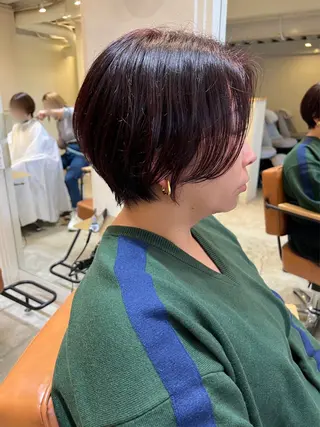 ショート ぱつボブ/ ショート/YUKIのヘアスタイル