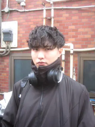 パーマ メンズ 似合わせカット /パーマ岡本淳平のヘアスタイル