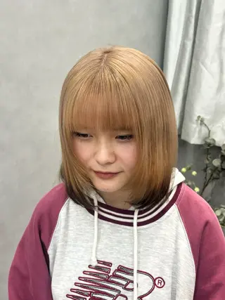 ミディアム カラー 似合わせカット🌼 やまかわ まなみ🌼のヘアスタイル