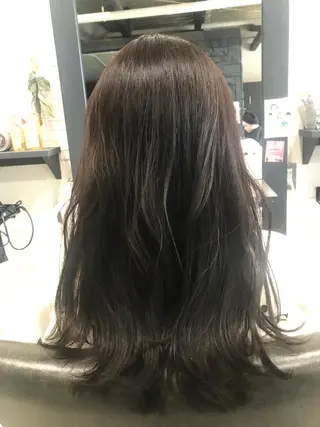セミロング カラー パーマ 水原 恵莉香のヘアスタイル