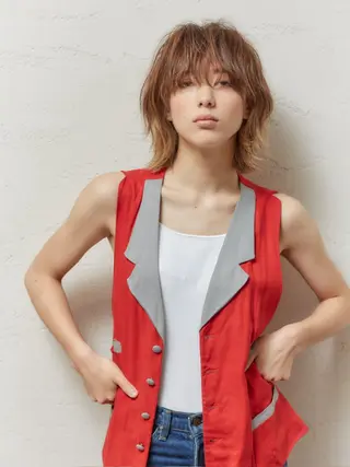 ミディアム 【銀座｜店長】 イノケンのヘアスタイル