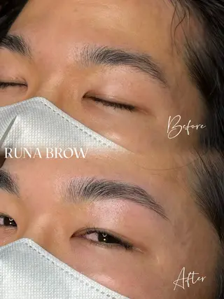 メンズ アイブロウ RUNA BROW所属・眉毛パーマ/wax 北　莉佳の眉毛・アイブロウイメージ