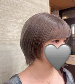 ショート カラー HAIR LOUNGE Run Ways所属・Shiho 🦋 ／透明感カラーのヘアスタイル