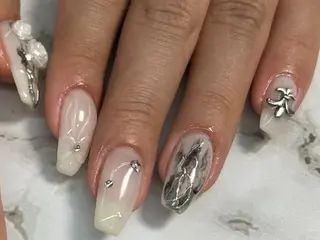 ネイル 韓国/ヌーディー系 ネイル自由が丘のネイルデザイン