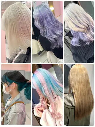 ロング カラー ハイトーン支持率 No.1🦋KOKIのヘアスタイル