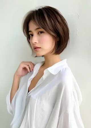 ショート nex the salon coall所属・🫧似合わせショート イシダ🫧のヘアスタイル